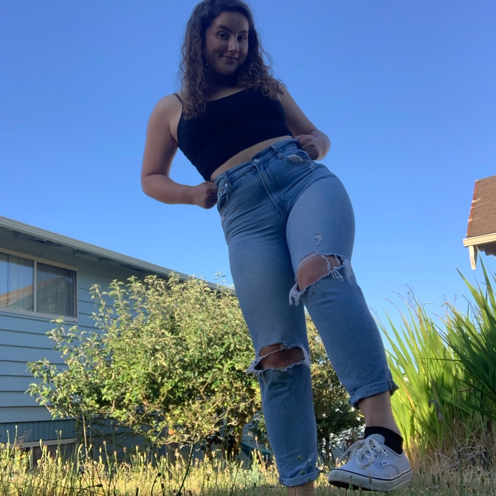 Aerie Mom Jeans